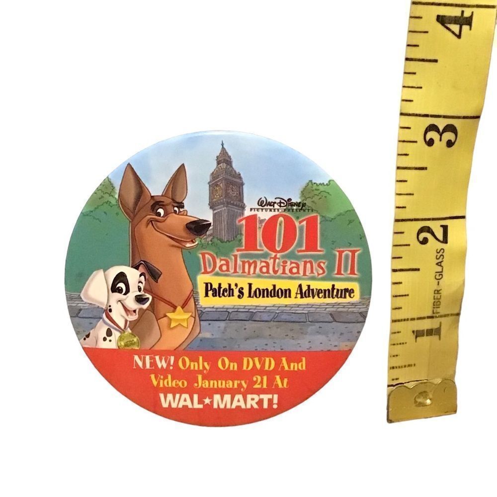 Disney’s 101 Dalmatians II Movie Pin‎ Advertisement DVD Walmart